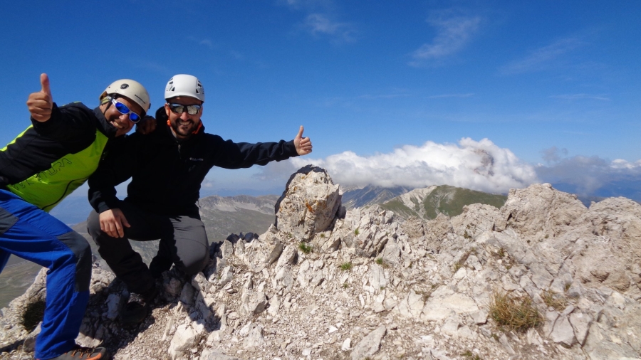 Con la timidezza di Roberto Tarantino sulla Via Cieri dell'Infornace per il grande anello del Monte Prena da parte a parte