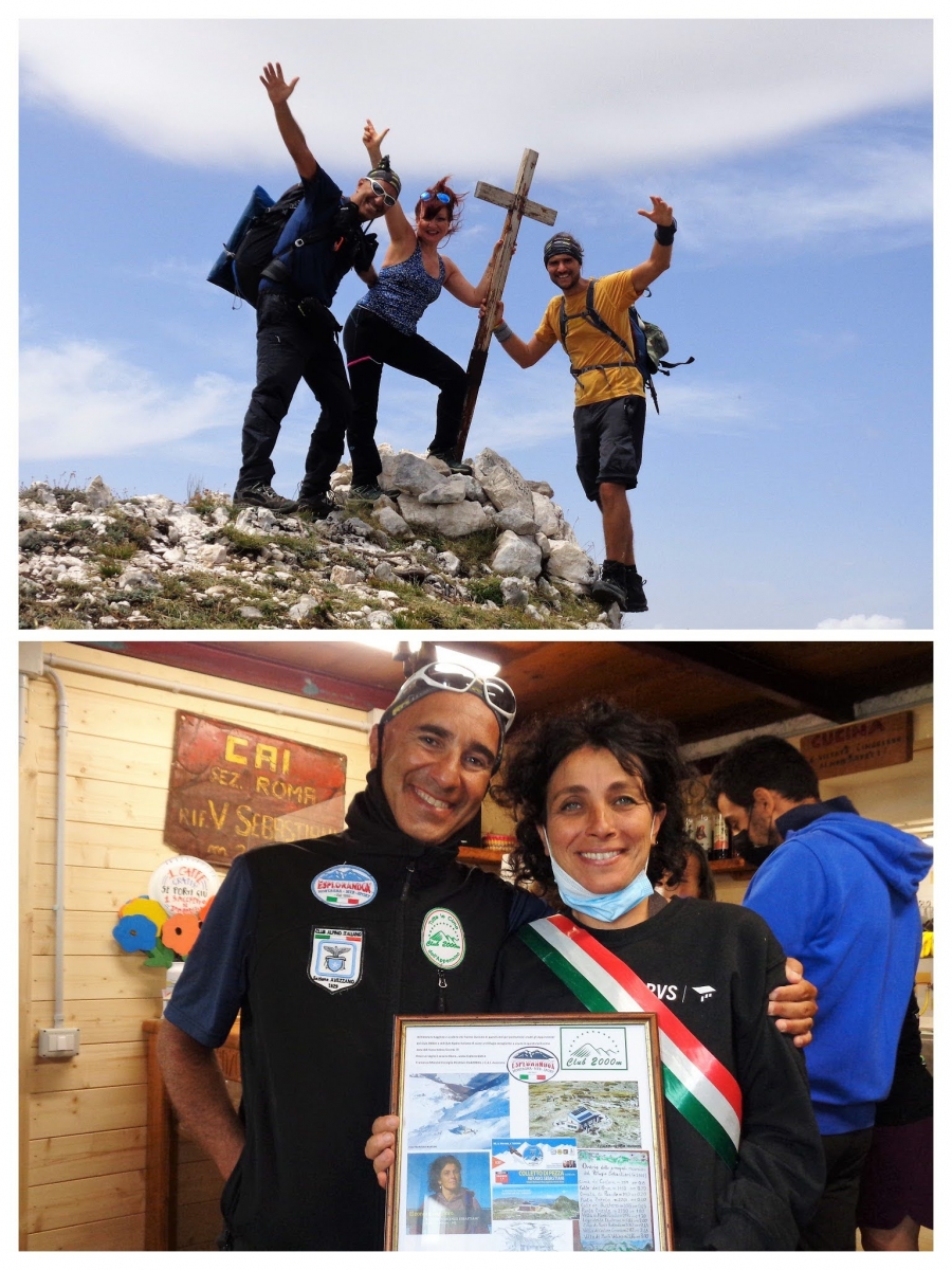 Dedicato ad Eleonora Saggioro il ventoso anello delle 6 cime del rinnovato Rifugio Vincenzo Sebastiani