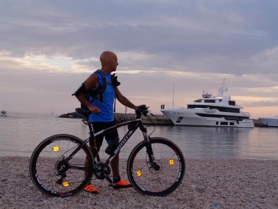Solitario Allenamento MTB ad Ostia