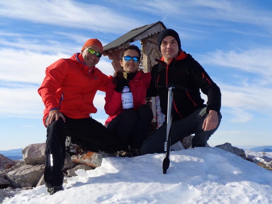 Brindisi di Fine Anno con Debora Del Ferraro e Roberto Vari per la Traversata del Monte Orsello