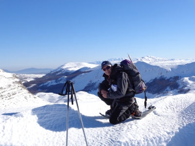 Solitaria Invernale Traversata per Vena Stellante