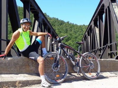 IL SOLITARIO SELVAGGIO VIAGGIO IN MTB SULLA FERROVIA CHE NON C&#039;E&#039;...60 KM DALLE COLLINE ETRUSCHE DELLA ZONA DI SUTRI FINO AL MAR TIRRENO
