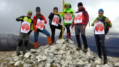 Accompagnatore REBELTREK-FederTrek per l'anello delle cime meno batture nel PNALM