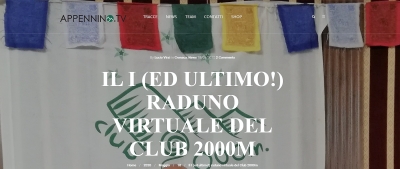 NEWS N.54 Su APPENNINO.TV il resoconto del Raduno Virtuale in Montagna di Francesco Mancini e del Club 2000m