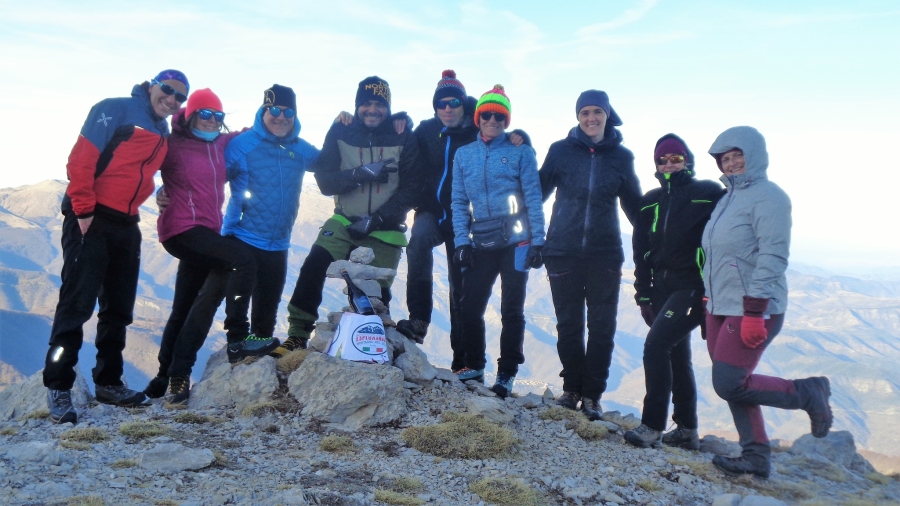 In onore di Carlos Neto e della banda di inizio anno per la cima del Mozzone sul Gran Sasso D'Italia