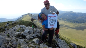 Sul Monte Siella le 100 CIME di Francesca Rossi con il Tremoggia e Camicia del Gran Sasso d&#039;Italia