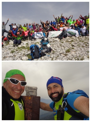 Il 9° Raduno in montagna del Club 2000m sul Monte Cornacchia del PNALM