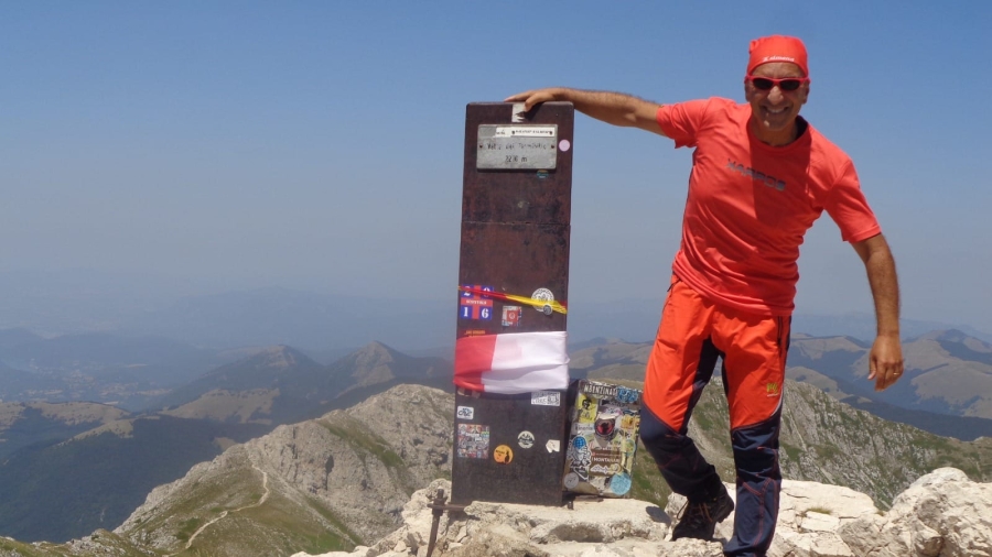 Solitaria con il nuovo Sentiero Marinelli per l'anello delle cime del Terminillo sui Monti Reatini