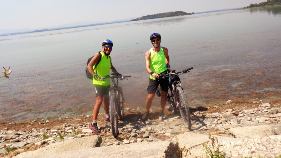 A 40 gradi per i 60 Km MTB dell'anello del Lago Trasimeno