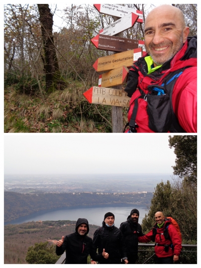 Con Alessandro Cianforlini e i suoi " briganti " per la cima del Monte Cavo nel Parco dei Castelli Romani