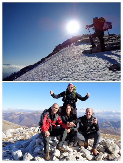 Con il " TRIO " Rinaldi-Cecilia-Paniccia per l'anello sulla Cima del Monte Nurietta ed i Laghi di Cornino e Rascino