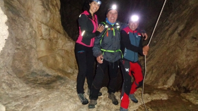 Nelle viscere del Miletto con il Re del Matese Massimo Martusciello e la nuova Grandissima Appenninista Mimma Credentino per l'anello dei Circhi Glaciali del Molise