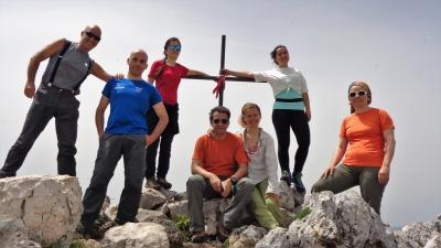 Con TREKKING ITALIA alias Marco Geusa e Alessandra Vecchioni ed i nostri amici del Club 2000m per l'anello del Monte Lupone sui Lepini