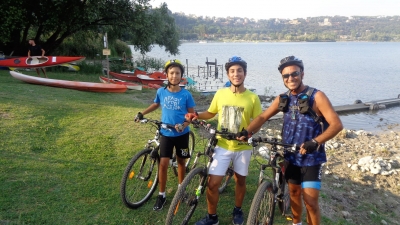 L&#039;Anello del Lago di Castelgandolfo in MTB