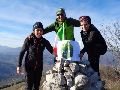Con KALIPE' MOUNTAINLOVE alias Silvia Muzio e Michela Di Paolo sulle cime dell' Alto Aterno per il sentiero dei 3 Rifugi dedicato a Federico Martinelli