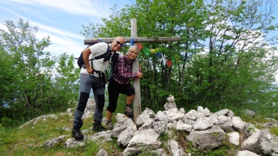 Con la viaggiatrice del mondo Adele Palmieri per l'anello del Monte Cervia e la scoperta del Monte San Giovanni in Fistola