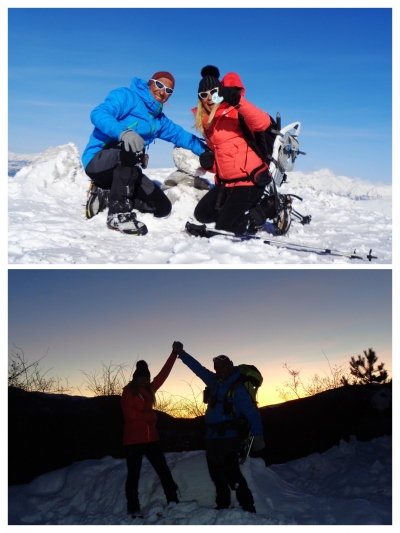 A - 11° con la Giornalista Emi Sanna Grande Appenninista (236 Cime) sulla Cima del Monte San Rocco