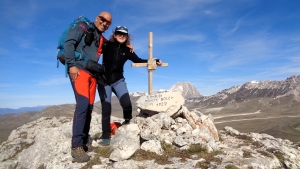 Con la timidezza di Agnese Provenziani per l&#039;anello sulle cime del Monte Bolza al Gran Sasso d&#039;Italia