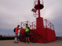 Con Giuseppe Moreschi 50 Km da Roma a Fiumicino