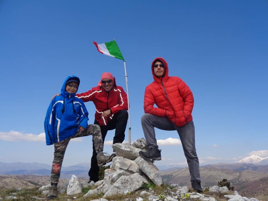 Daniele e Alessio ed il Sentiero Giorgi per l'Ascesa sul Monte Marine dell'Alta Valle dell'Aterno