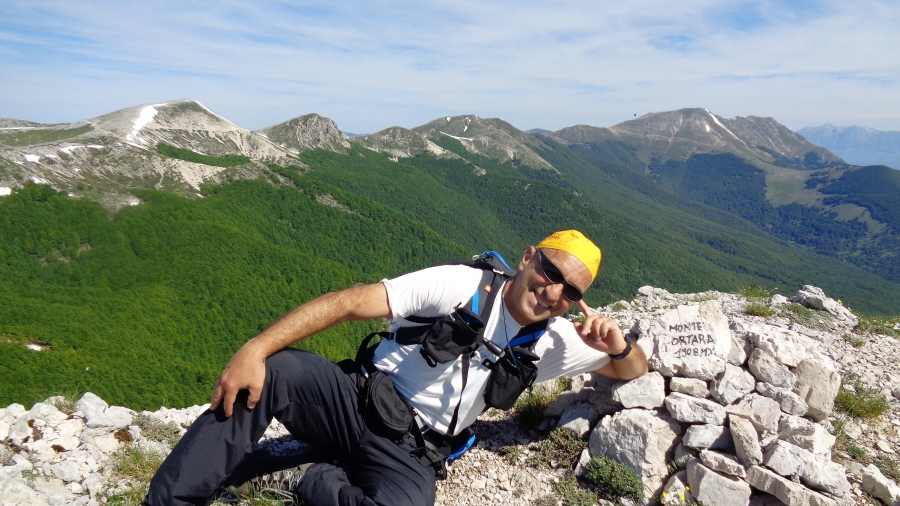 La magnifica solitaria per l'anello delle 8 cime degli Ernici