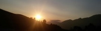 Gli ultimi raggi di sole...