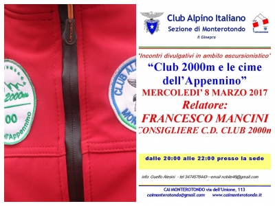 Senza steccati ideologici: Club 2000m e CAI Monterotondo