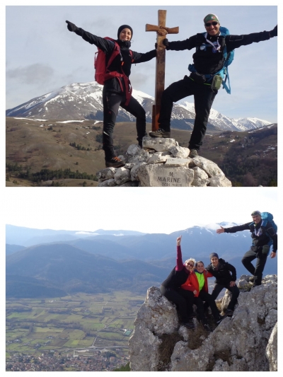 Con Oumnia Haraka e le mie Lucia e Alex per la Traversata-Anello del Monte Marine con il Sentiero dei 3 Rifugi sull'Alta Valle dell'Aterno
