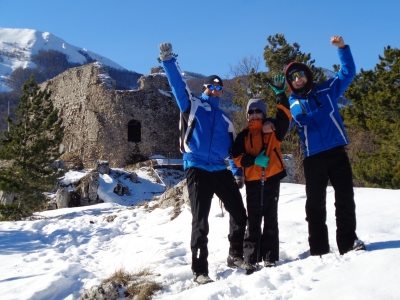 Daniele e Alessio alla conquista del Castello di Rovere, della Val D'Arano e dei Piani di Pezza