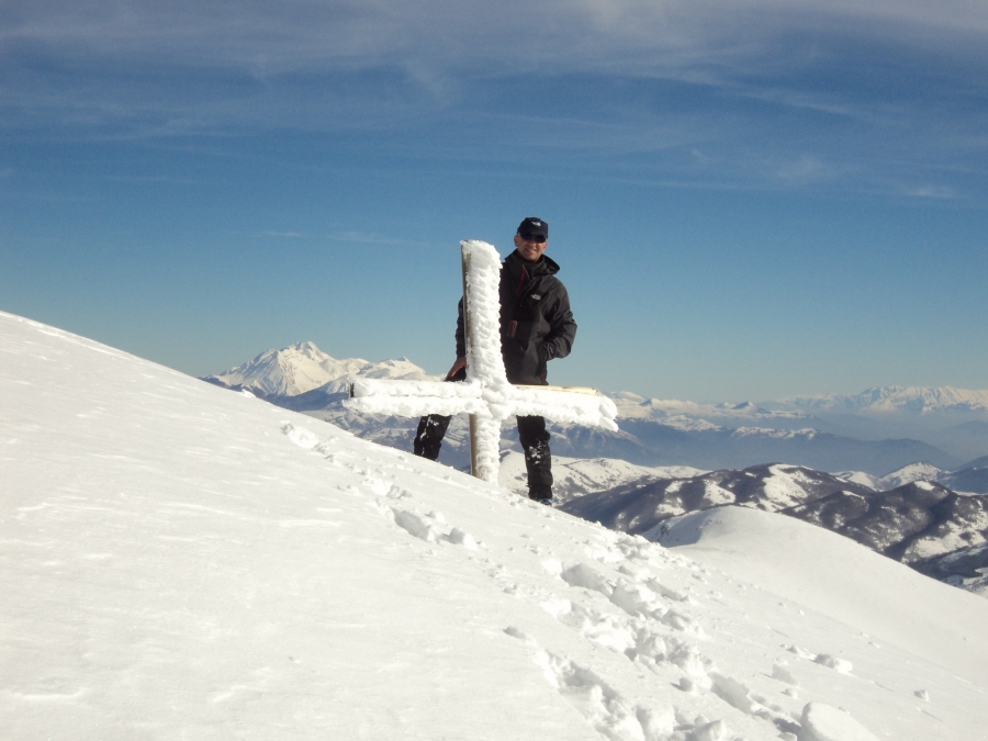 Solitaria Invernale su Monte Cambio