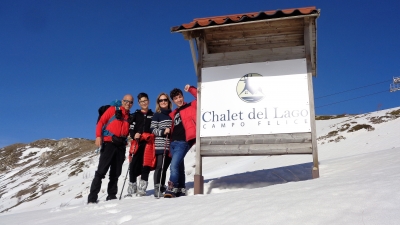 Allo chalet del Lago di Campo Felice