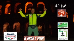 AEV FederTrek/REBELTREK per i durissimi 42 km a piedi del GRAB di Roma nella Giornata Nazionale del Camminare