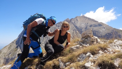 Con Barbara Marramà alias Ricerche e Redazioni per il ritorno su PICCO PIO XI del Gran Sasso d'Italia