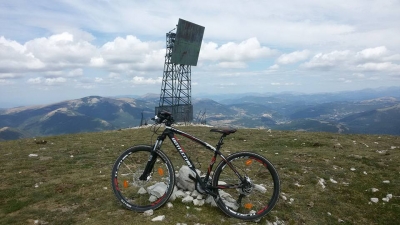 SOLITARIA MTB di 37 KM SU MONTE TILIA (Alt.1735m) di LEONESSA nei MONTI REATINI