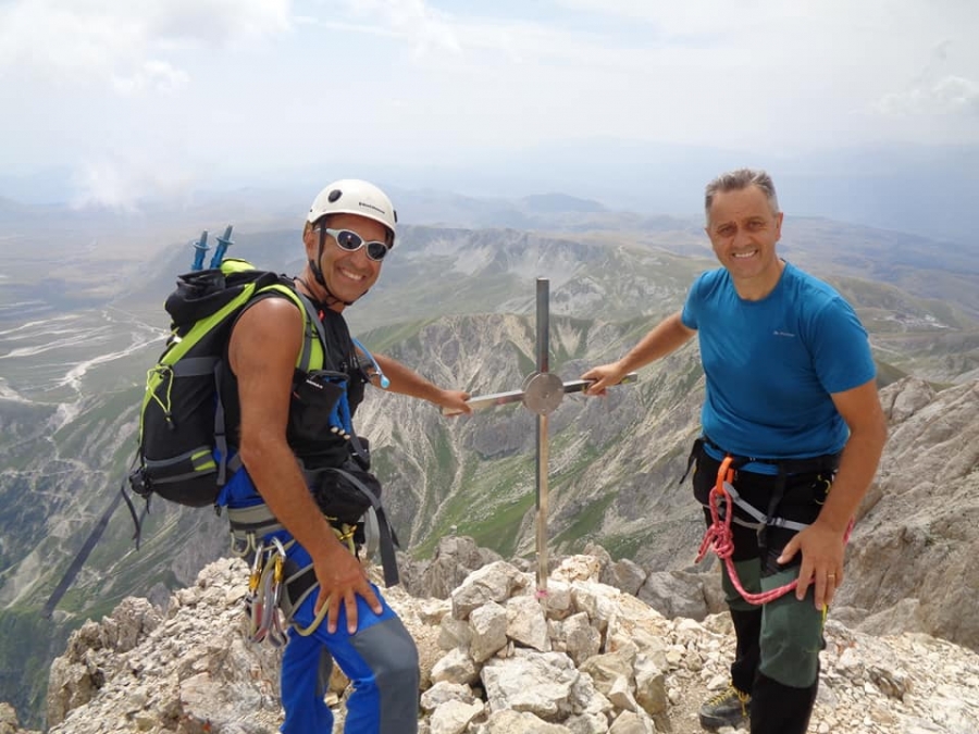 Quota 2903m: Con " Bisogna Viverle " alias Francesco Laurenzi per la Vetta Orientale del Corno Grande del Gran Sasso d'Italia