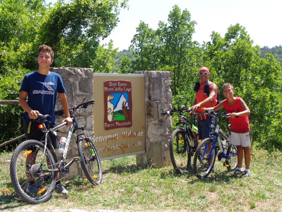Con Daniele e Alessio per festeggiare San Lorenzo in MTB