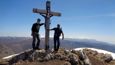 Sulla Cima del Monte Autore in ricordo di mio Padre