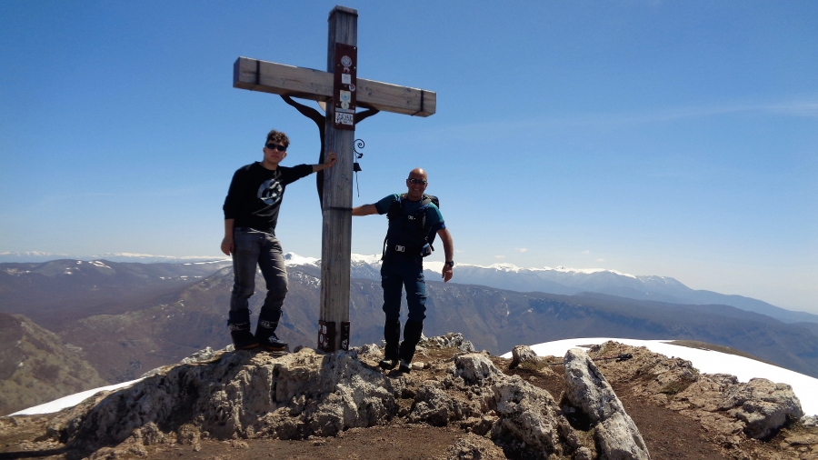 Sulla Cima del Monte Autore in ricordo di mio Padre