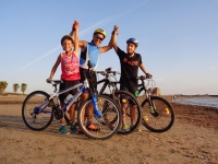 Il ritorno sulla costa laziale in MTB ma con i figli