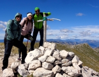 Con la purezza di Ilaria e la franchezza di Lorenzo per l&#039;anello della cima del Monte Puzzillo sul Velino-Sirente