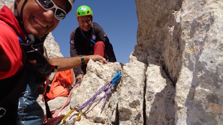 Con la storia attuale del Gran Sasso D'Italia alias Pasquale Iannetti per l'ascesa di Punta dei Due sul Corno Piccolo