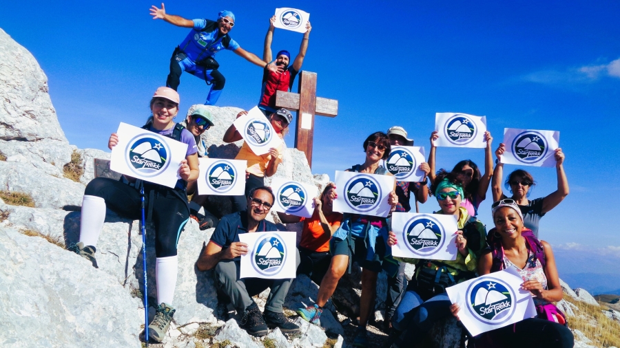 La prima da Accompagnatore di StarTrekk/FederTrek per l'anello delle 5 cime del Monte Ocre