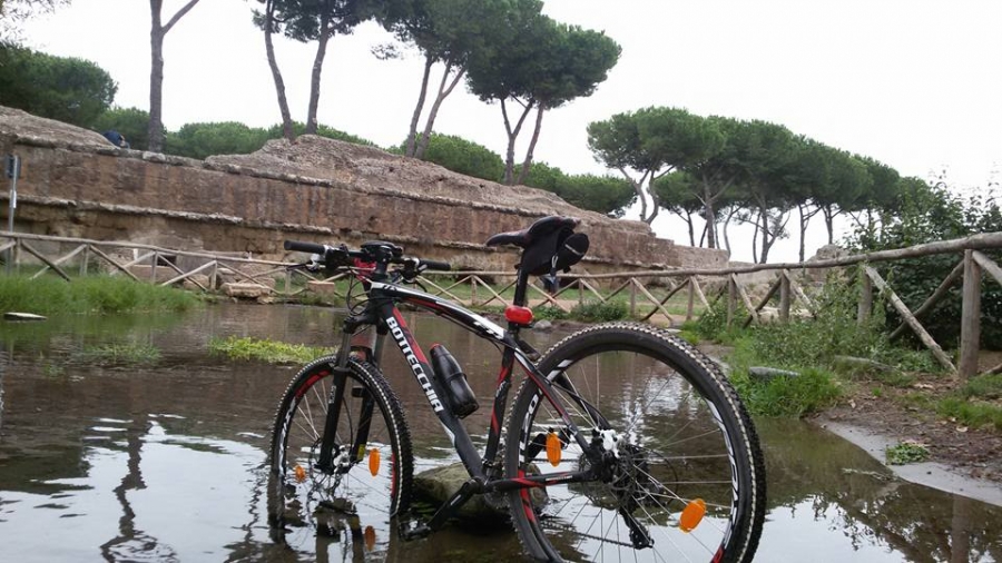 Solitaria di 40 Km in MTB per un anello di Roma antica