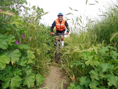 Solitaria MTB di 40 Km per l&#039;anello del Parco della Riseva del Pineto