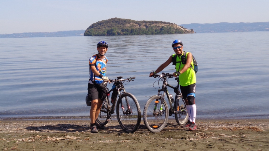 Il grande anello MTB del Lago di Bolsena da Montefiascone