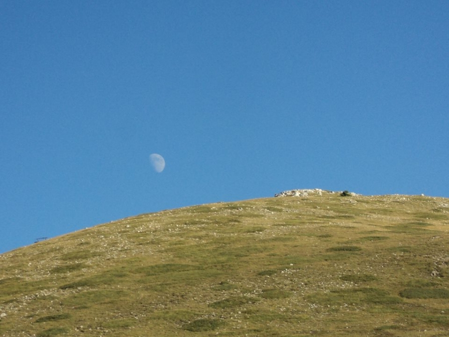 La luna...