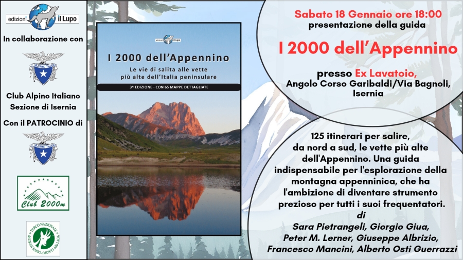 NEWS N. 101 Relatore con il CAI di ISERNIA per la presentazione de " I 2000 dell'APPENNINO "
