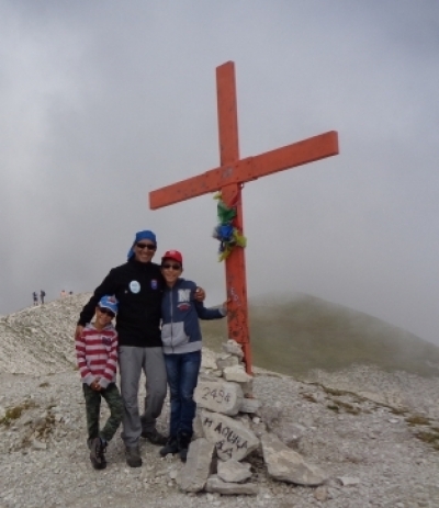 Il Monte Aquila con i miei figli