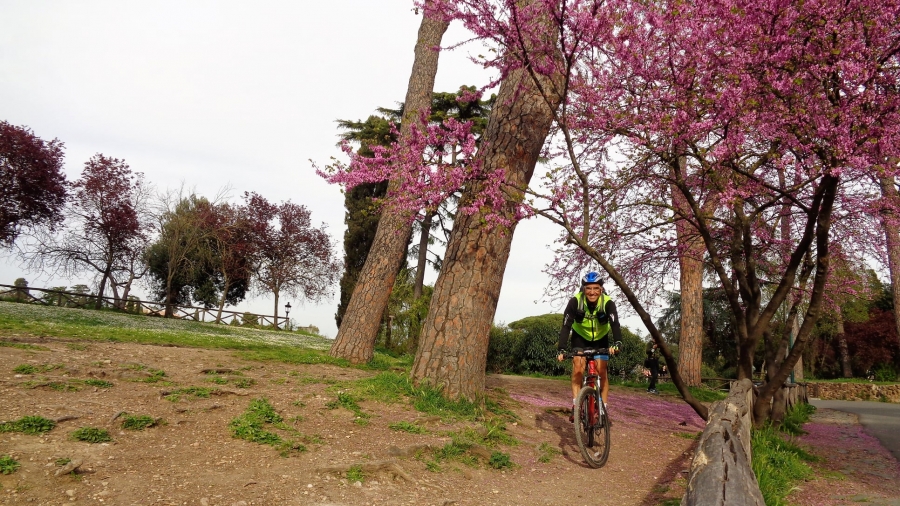 55 Km di solitaria MTB per un grande anello di Roma da Monteverde al Raccordo A24 fra parchi e ciclabili