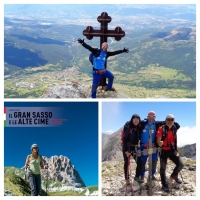 NEWS N.55 Ospite D&#039;Onore delle Guide Aigae Luigi Tassi e Tiziana Di Donato per la grande traversata delle 11 Cime della Catena Occidentale del Gran Sasso D&#039;italia